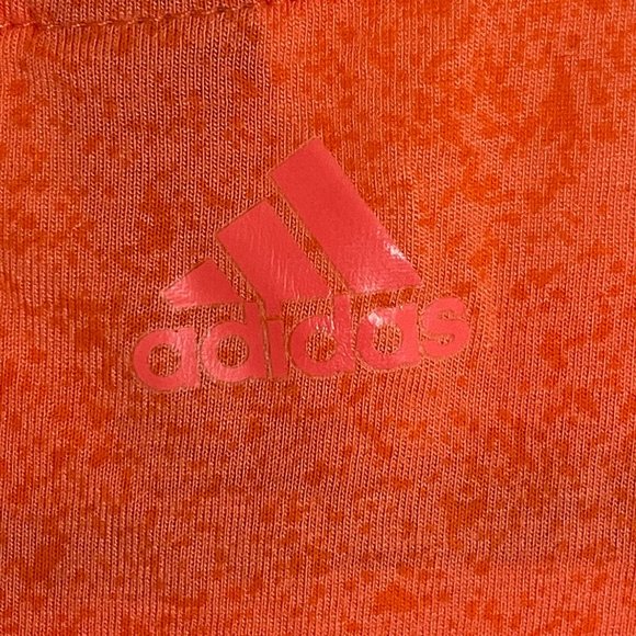 Adidas Flecks Workout Tank Orange Womens Size XS (looks Medium) - Picture 5 of 6